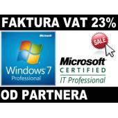 MS Windows 7 Pro Microsoft Partner COA PL