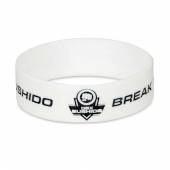 Silikonowa opaska DBX BUSHIDO - Break Your Limits - Biała