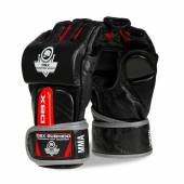 Rękawice Bushido do MMA ze Skóry Naturalnej  - e1v4-M