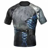 Rashguard krótki "Bones" Koszulka kompresyjna MMA, BJJ, DBX BUSHIDO R-118H XXL