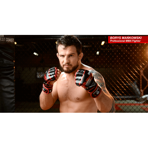 RĘKAWICE TRENINGOWE DO MMA I TRENINGU NA  NA WORKU BOKSERSKIM E1V6 - XL