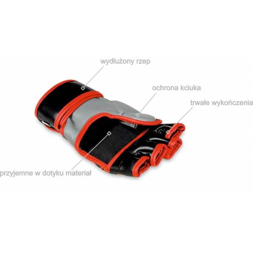 RĘKAWICE TRENINGOWE DO MMA I TRENINGU NA  NA WORKU BOKSERSKIM E1V6 - XL