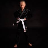 GI do BJJ dla dzieci "DBX Junior " (Czarne) + pas GRATIS - X-SERSIES M2