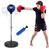 Stojąca gruszka bokserska dla dzieci DBX PRO  72 - 102 cm niebieska