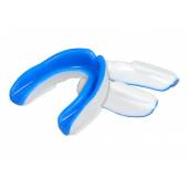 Żelowy Ochraniacz Szczęki - Ochraniacz na Zęby + Pudełko - Biało-Niebieskie
