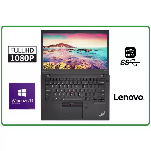 Lenovo ThinkPad T470s i5-7200U 8GB 260SSD 14 W10P A-