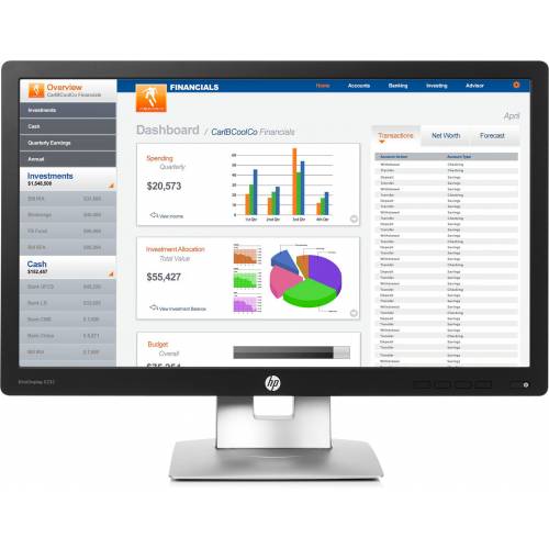 Monitor HP EliteDisplay E232 23'' FHD IPS HDMI DP B