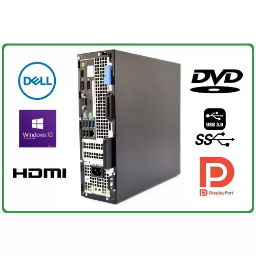Dell 5040 i5-6500 8GB 130M.2 DVD-RW Win10Pro