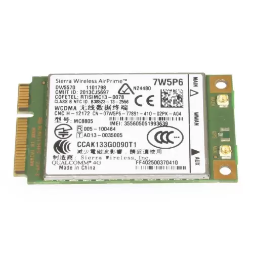 Karta WiFi Modem 4G Qualcomm DW5570 7W5P6