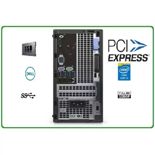 Dell 7040 i5-6500 8GB 500HDD DVDRW W10P SFF A-