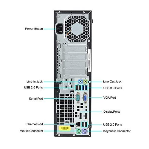 HP EliteDesk 800 G1 i5-4590 8GB 130SSD DVDRW W8P