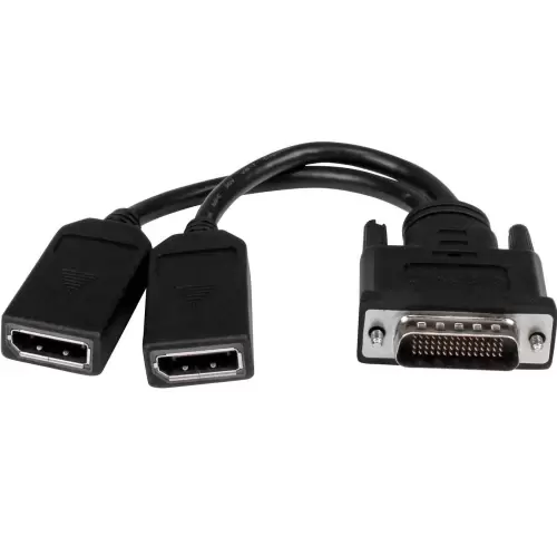 Kabel adapter DMS-59 (M) - 2 x DisplayPort (F)