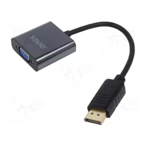 Adapter SAVIO DisplayPort (M) - D-SUB (Ż)