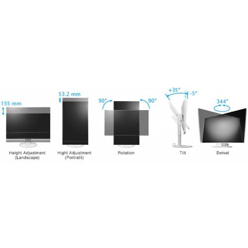 Monitor Eizo FlexScan EV2750 27 2560x1440 HDMI DP