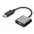 Kabel adapter przejsciowka DisplayPort(M) - VGA(F)