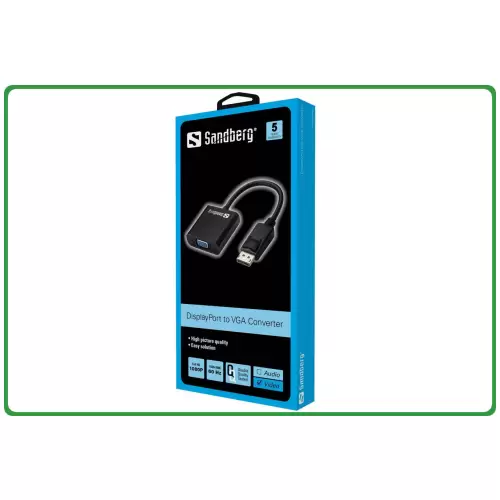 Kabel / Adapter DP - VGA Sandberg 508-43
