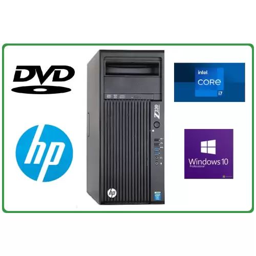 HP Z230 i7-4790 16GB 628GB(HDD+SSD) DVDRW W7PRO A