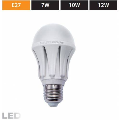 Żarówka LED E27 10W=60W 820lm 2700K BARWA CIEPŁA BIAŁA