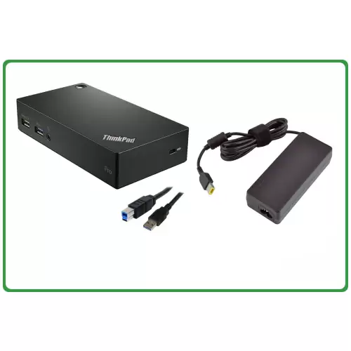 Stacja dokująca Lenovo USB 3.0 Dock (40A7) + zasilacz 90W