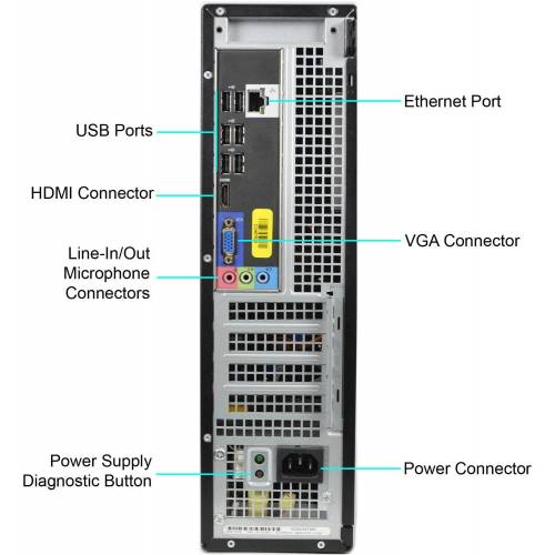 Dell OptiPlex 390 i3-2120 4GB 250HDD DVDRW W7PRO