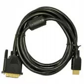 Kabel HDMI(M) - DVI(M) Akyga 1,8m czarny