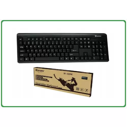 Klawiatura przewodowa USB VAKOSS TK-103PK USB