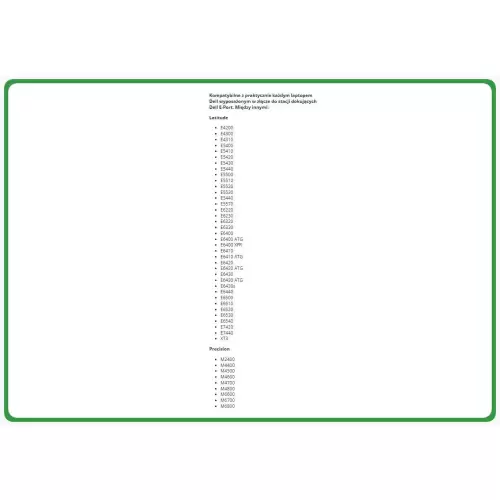 Stacja dokujaca Dell PRO2X