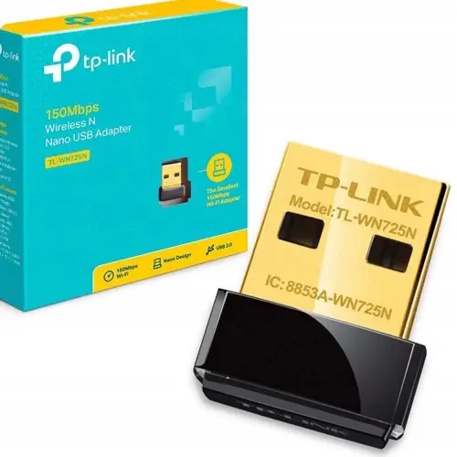 Karta sieciowa USB WiFi NANO TP-LINK TL-WN725N Karta sieciowa USB WiFi NANO TP-LINK TL-WN725N