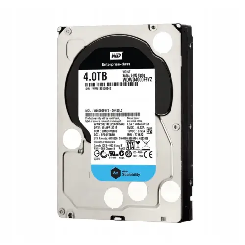 Dysk WD Se WD4000F9YZ 4TB 3.5" SATA3 Dysk WD Se WD4000F9YZ 4TB 3.5" SATA3
