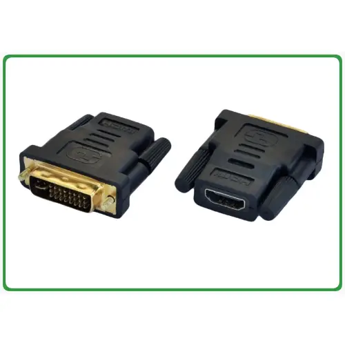 Przejściówka Adapter HDMI(M) - DVI-D(Ż) 24+1