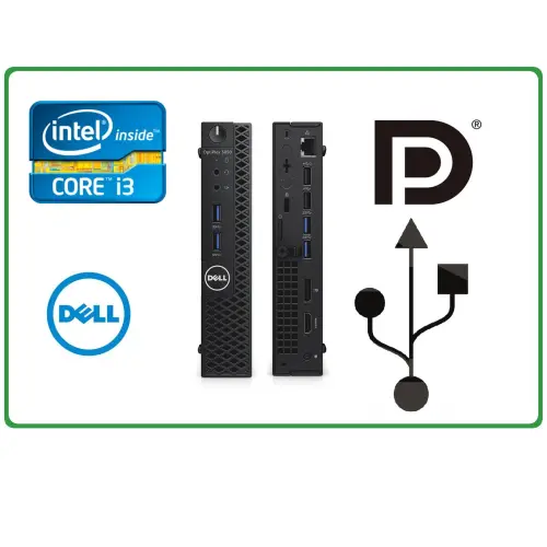 Dell OptiPlex 3050 i3-6gen 8GB 256SSD NoCOA