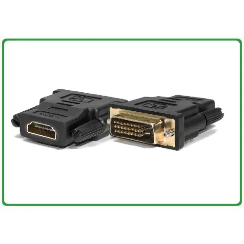 Przejściówka Adapter HDMI(M) - DVI-D(Ż) 24+1