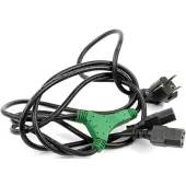 Kabel zasilający rozdzielacz 2x C13 3-pin