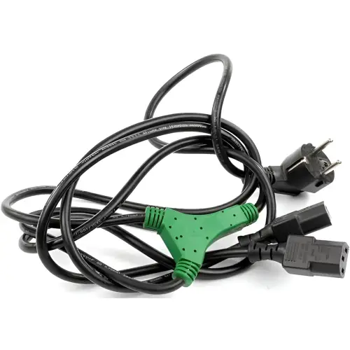 Kabel zasilający rozdzielacz 2x C13 3-pin