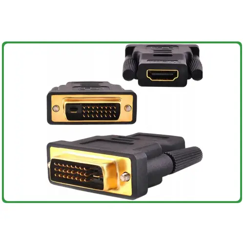 Adapter DVI-D(M) - HDMI(Ż) 24+1 Akyra AK-AD-41 DL