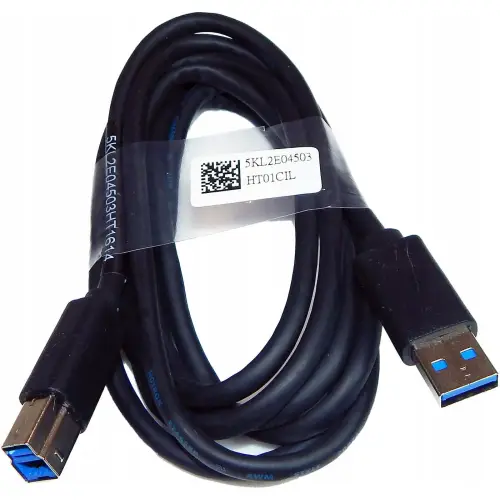 Oryginalny Kabel DELL USB A na USB B 3.0 1,8M Oryginalny Kabel DELL USB A na USB B 3.0 1,8M