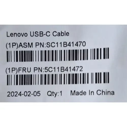 Kabel Lenovo USB-C  USB-C