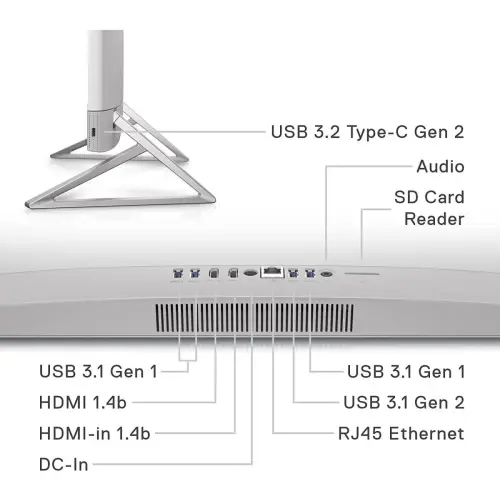 Dell Inspiron 24 5410 i7-1255U 16GB 1TBHDD+256M.2 24
