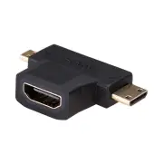 Adapter HDMI (Ż)-> MiniHDMI(M) Akyga