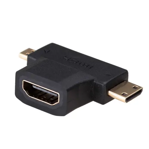 Adapter HDMI (Ż)-> MiniHDMI(M) Akyga
