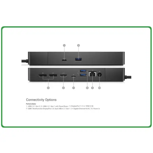 Stacja dokująca Dell WD19S K20A A z zas.