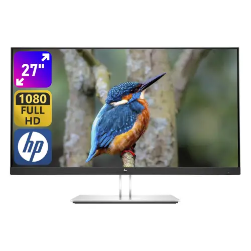 HP E27 27" G4 FHD IPS Eye Ease HDMI DP USB A-