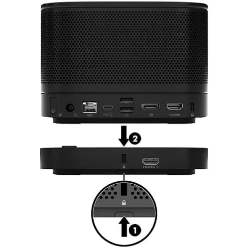 HP Elite Slice G2 i5-7500T/8/256 M.2/-/W10P