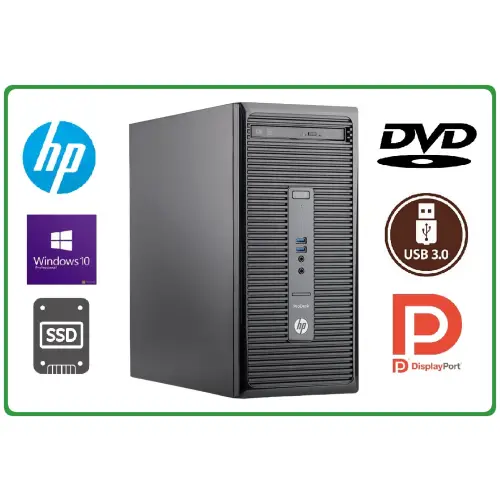 HP ProDesk 400 G2 i3-4160 4GB 128GB SSD DVD A