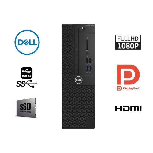 Dell 3050 i5-7500 8GB RAM 256GB SSD DVD-RW W10P