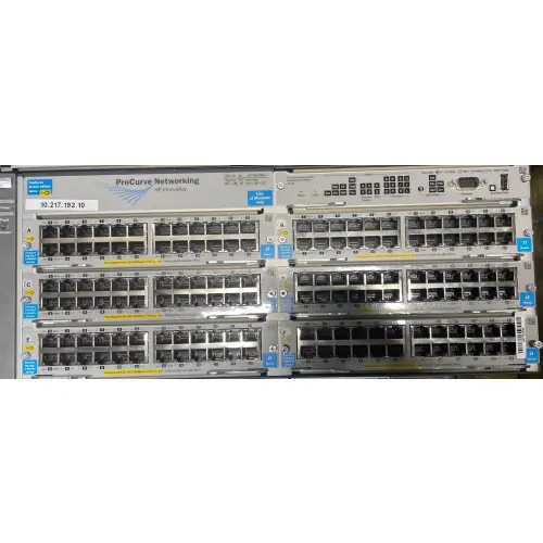 HP ProCurve J8697A + 6x 24-port J8702A + Module J8726A Layer 3 Switch