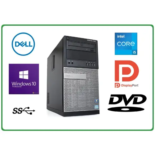 Dell OptiPlex 7010 i5 6GB 250GB DVD-RW