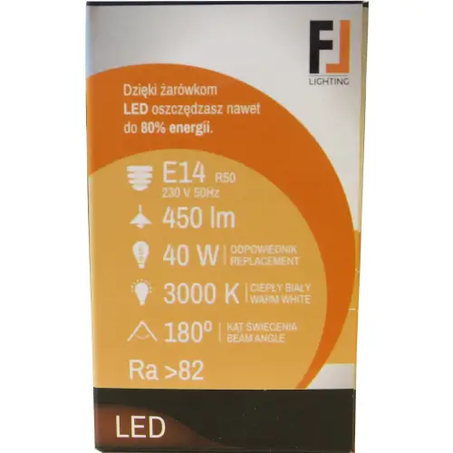 ŻARÓWKA LED E14 5W 450LM 3000K