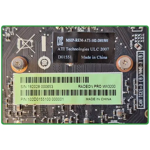 Karta graficzna Radeon RRO WX3200 4GB GDDR5