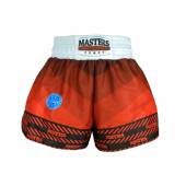 Spodenki MASTERS do kickboxingu SKB-W  (WAKO APPROVED)- kolor czerwony- rozmiar S